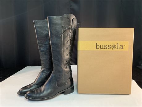Bussola Black Knee  Boots