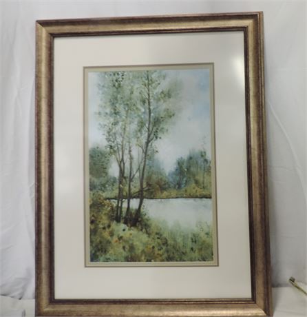 Forest and Still Water Painting