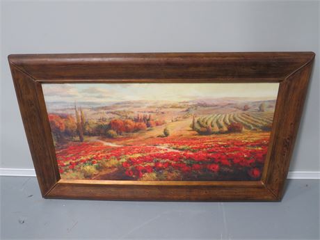 UTTERMOST Red Poppies Panorama by Robert Lombardi