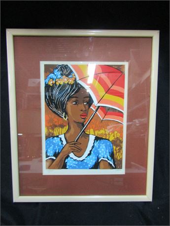 Spanish Themed Signed Numbered Lithograph