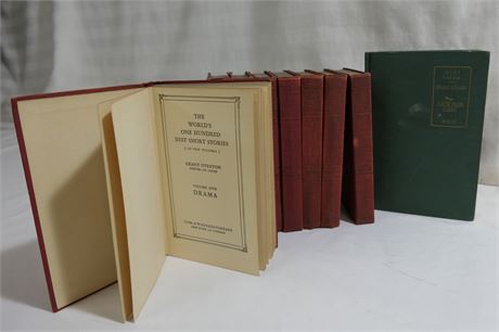 Antique Books "The World's 100 Best Short Stories" by FUNK & WAGNALLS Co. Lot