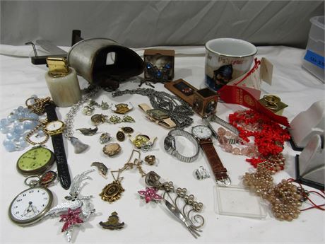 Vintage Costume Jewelry and Antiques