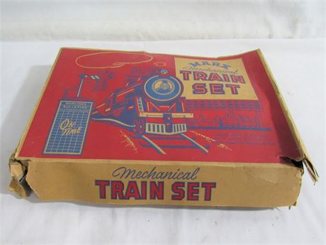 Vintage Marx Mechanical Wind-up Train Set - NIB