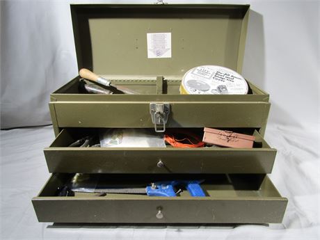 Tool Box, Park M-86676 with 3 Drawers and Tools
