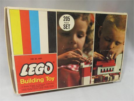 Original 1966 Lego 205 Starter Set