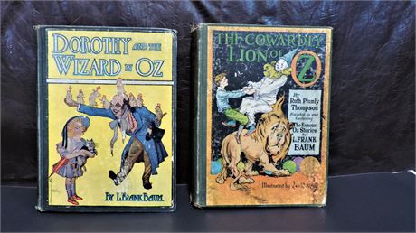 Antique Dorothy and the Wizard of Oz Frank Baum The Cowardly Lion of Oz