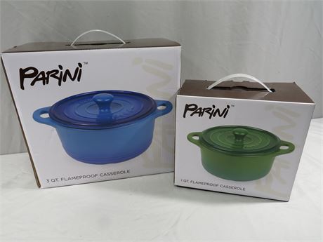 PARINI Flameproof Casserole Cookware Set