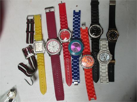 Modern Watch Lot, Multicolored with Wide Range of Style.