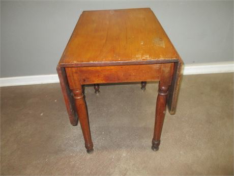 Antique Solid Wood Folding Table