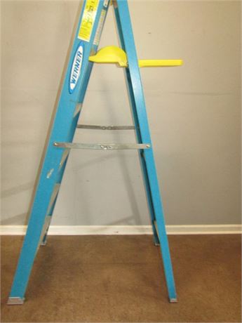 Werner 6' Folding Ladder, Fiberglass