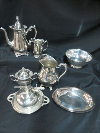 Assorted Silverplate Tableware