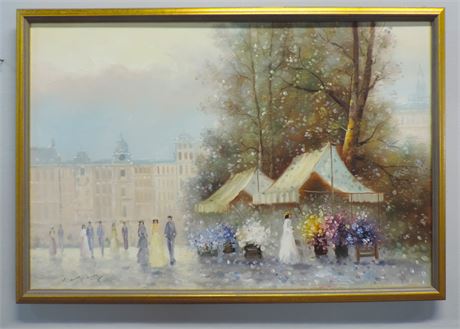 Original Winter Scene Painting