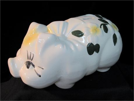 Vintage USA Ceramic Pig - Piggy Bank