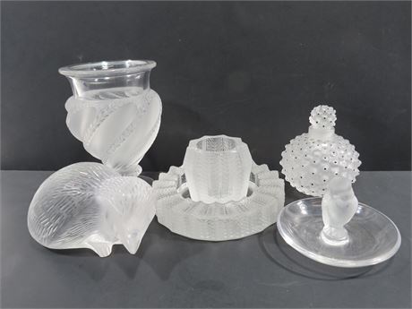 LALIQUE Art Glass Crystal Decoratives