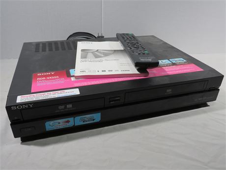 SONY RDR-VX555 DVD Recorder/VCR