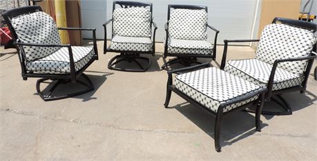 FRONTGATE Patio / Sunroom Chairs / Ottoman