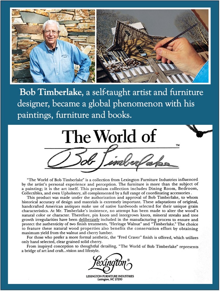 Transitional Design Online Auctions "The World of Bob Timberlake