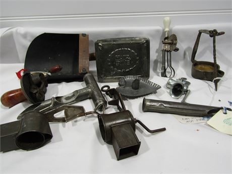 Early American Tin Kitchen Lot