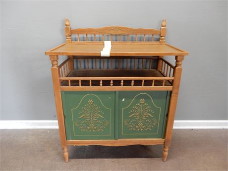 Vintage Wood Baby Changing Table