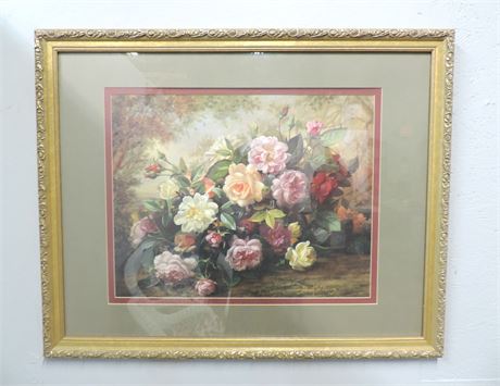 ALBERT WILLIAMS Floral Painting / Signed