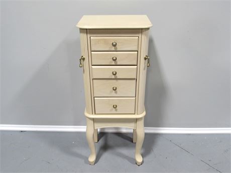 Jewelry Armoire - 5 Drawers with Opening Top and Sides