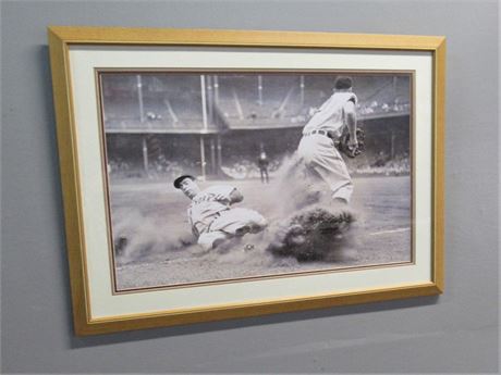New Yankee's Joe DiMaggio Framed and Triple Matted Print