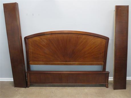 King Cherry Panel Bed