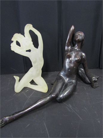 Vintage Nude Female Sculptures