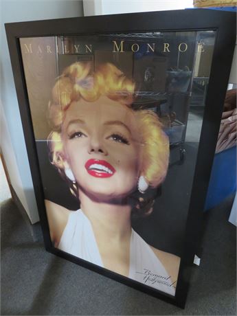 Framed Marilyn Monroe Glam Poster