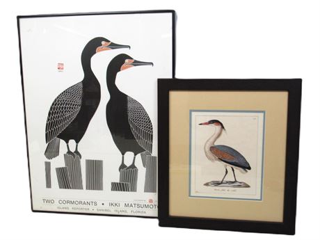 Heron & Cormorants Artwork