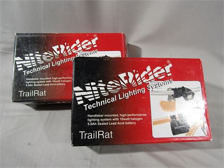 NiteRider Trail Rat Bike Light, 10W a Set of Two in original Box