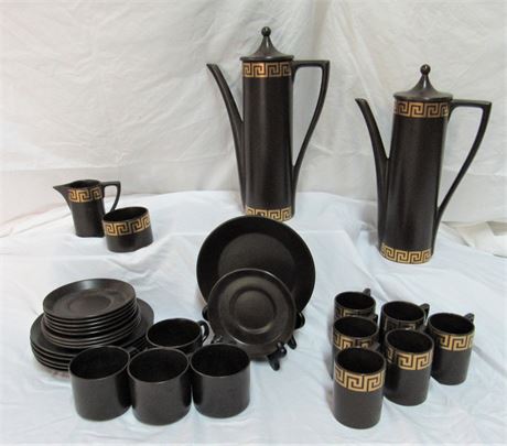 Brown Pottery Lot including Portmeirion Pottery
