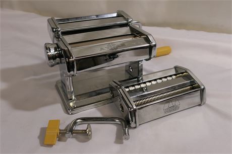 Stainless Steel Pasta Maker with accessories