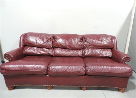 DREXEL HERITAGE Soft Leather Sofa