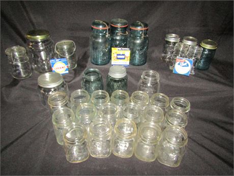 Vintage Canning Mason Jar Collection
