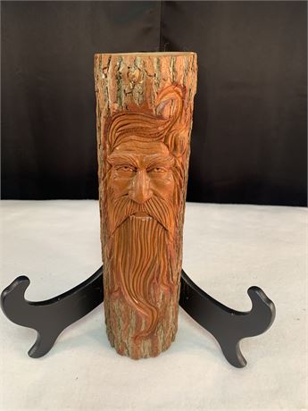 Hand Carved Wood Whimsical Man