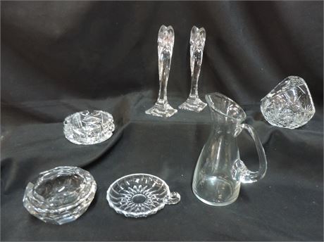 Crystal / Etched Glass Lot