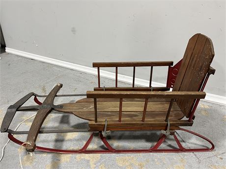 Transitional Design Online Auctions - Vintage Baby Sled