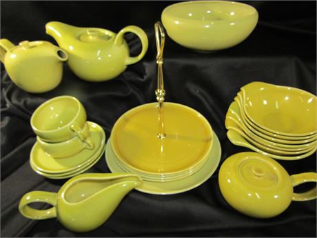 Vintage Russel Wright Steubenville Tableware Set, Stamped and Unstamped