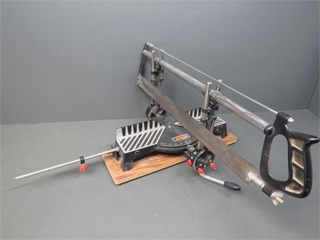 Transitional Design Online Auctions - HEMPE Compound Miter Box Saw