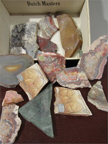 Rare Agate and Gemstone Collection, Sliced, Brazil and Much More !!!
