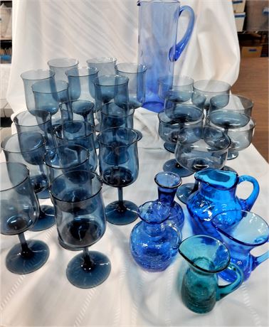 Blue Lenox Crystal and More