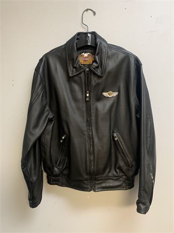 HARLEY-DAVIDSON Black Leather Jacket