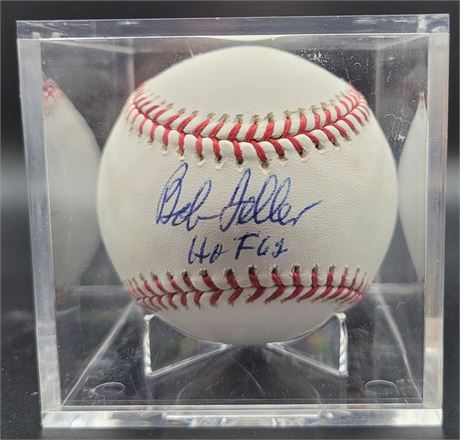 Bob Feller Cleveland Indians Hand Signed Officially Licensed MLB Baseball