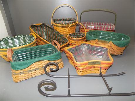 Longaberger Holiday Basket Collection