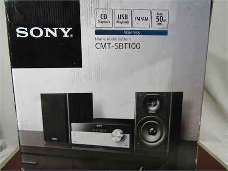 Sony CMTSBT100 Micro Music System with Bluetooth and NFC