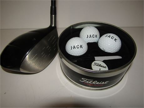 xTaylor Made R580 Driver and Pro V Jack's Ball set