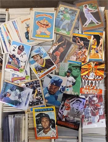 Various Sports Card Collection with Ozzie Smith Rookie Card