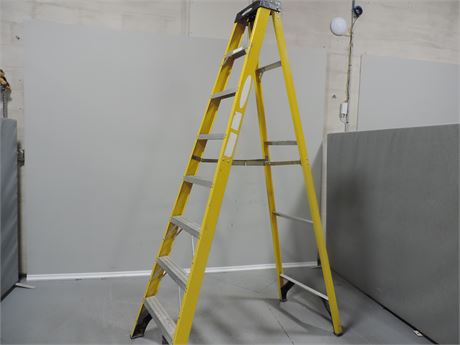 8 Ft. Metal Painted Ladder
