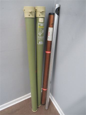4 Fishing Rod Storage Tubes